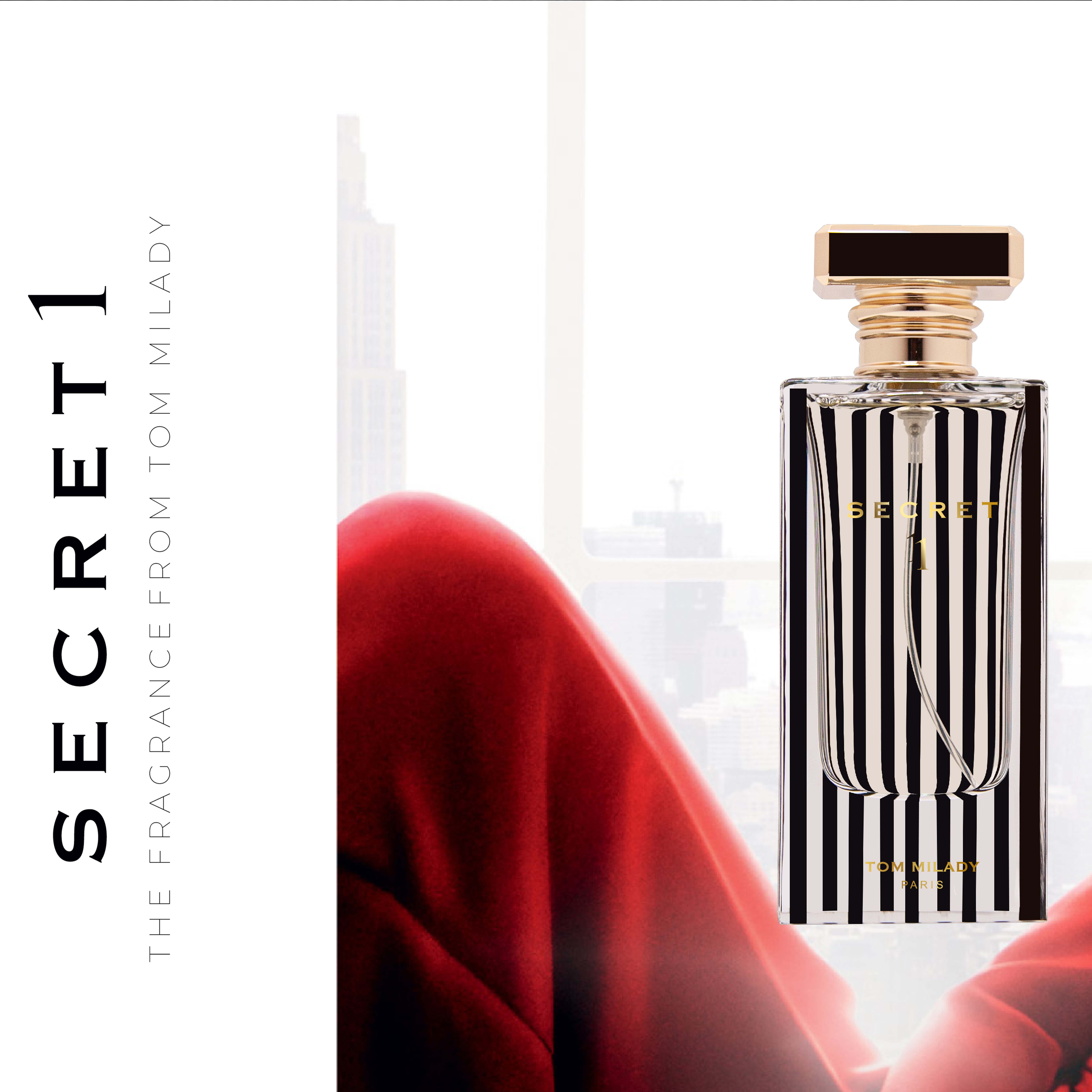 Woman confidently wearing bespoke citrus-amber signature scent, Luxury unboxing experience of limited-edition fragrance.