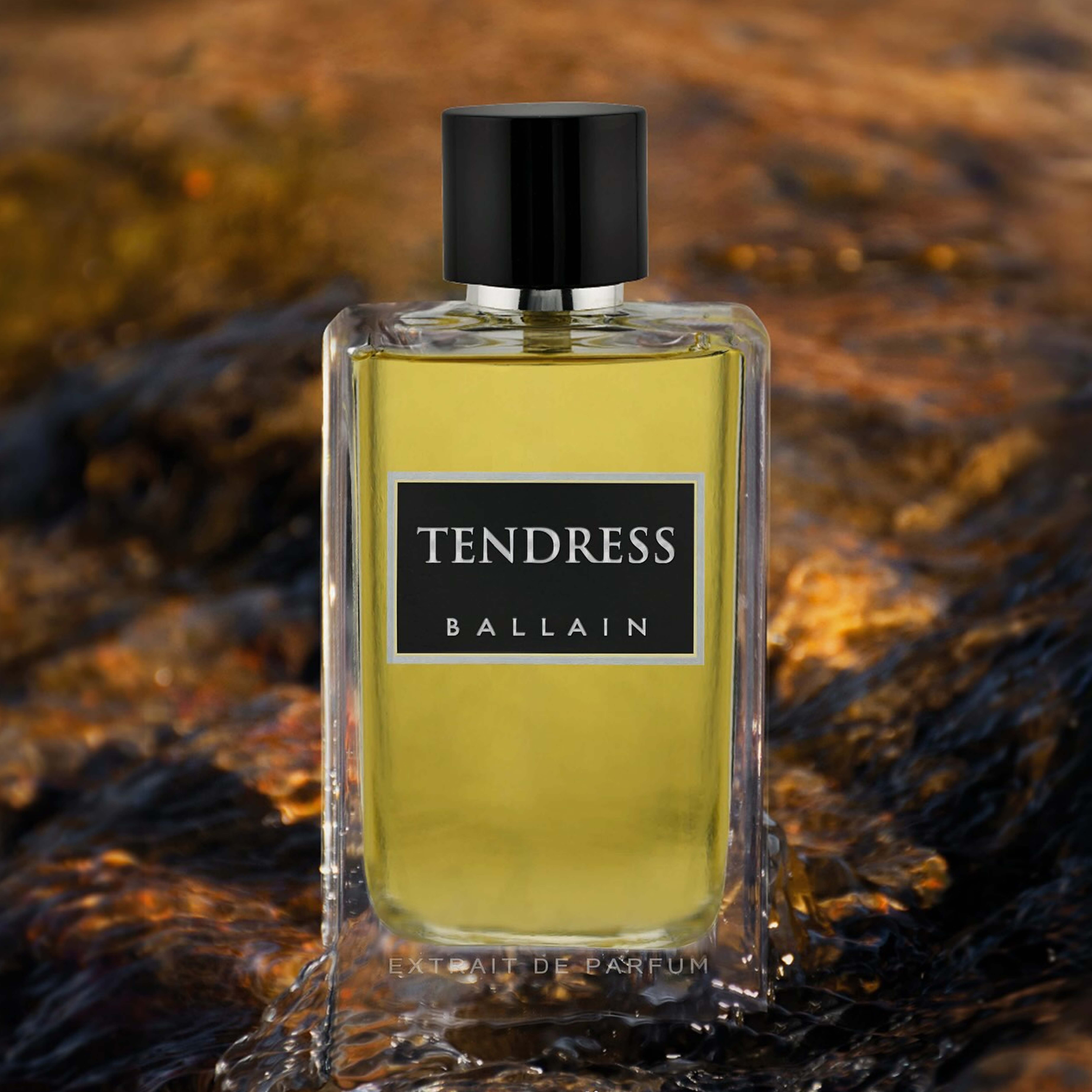 Woman confidently wearing bespoke citrus-amber signature scent, Luxury unboxing experience of limited-edition fragrance.